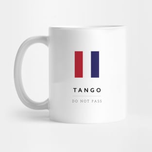 Tango: ICS Flag Semaphore Mug